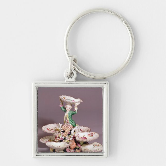 Porte-clés Pièce maîtresse de table de Derby, 1760-65 (Devant)