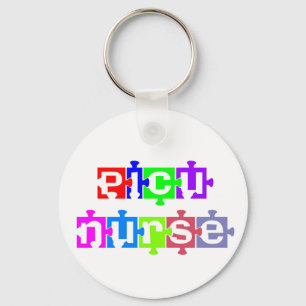 PORTE-CLÉS PIÈCES DE PUZZLE PICU NURSE