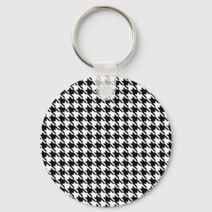 Porte-clés Pied de fond noir et blanc