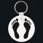 Porte-clés pieds<br><div class="desc">empreinte pieds</div>