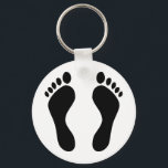 Porte-clés pieds<br><div class="desc">empreinte pieds</div>