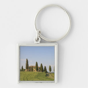 Porte-clés Pienza, Val d'Orcia, province de Sienne, Toscane,