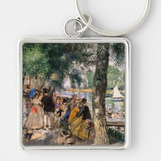 Porte-clés Pierre-Auguste Renoir - Baignade sur la Seine (Devant)