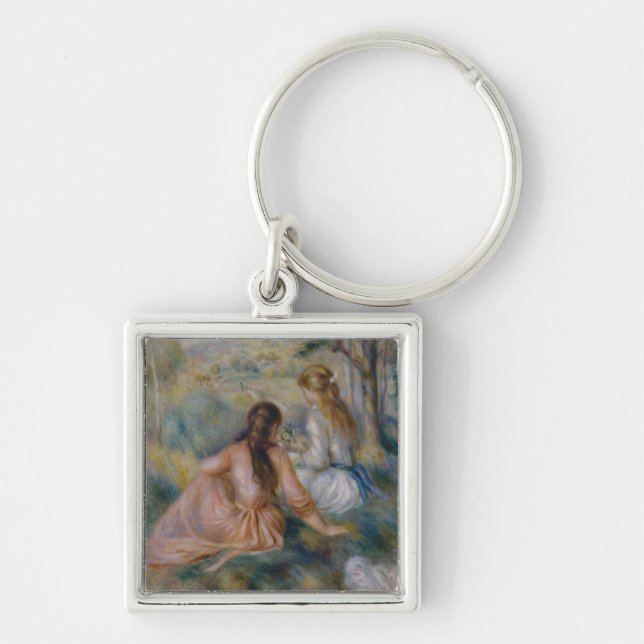 Porte-clés Pierre Auguste Renoir | dans le pré (Devant)