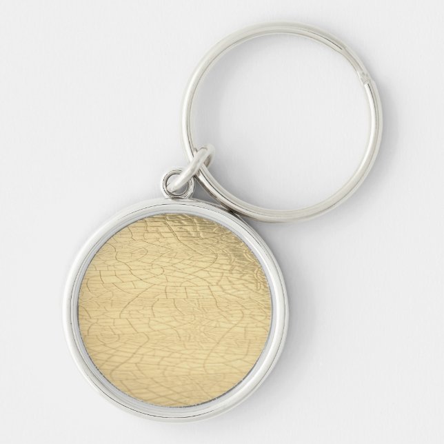 Porte-clés Pierre emmêlée d'or (Devant)