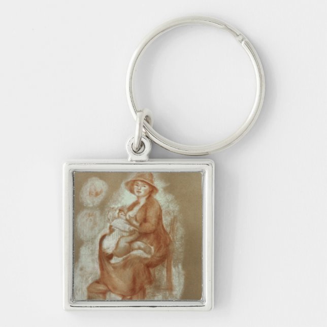 Porte-clés Pierre une maternité de Renoir | (Devant)