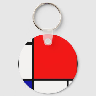 Porte-clés Piet Mondrian - Art néoplastique