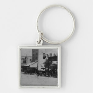 Porte-clés Piétons, cyclistes, et cheval-chariots