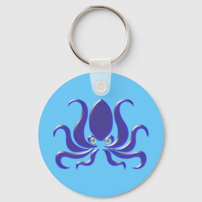 Porte-clés Pieuvre octopus (Recto)