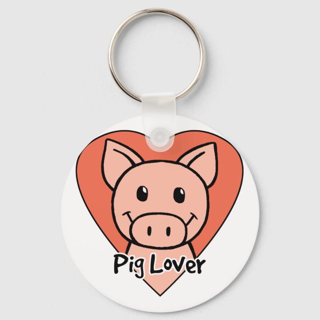 Porte-clés Pig lover (Recto)