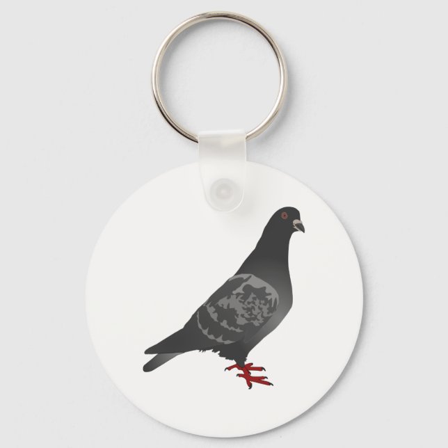 Porte-clés Pigeon (Recto)