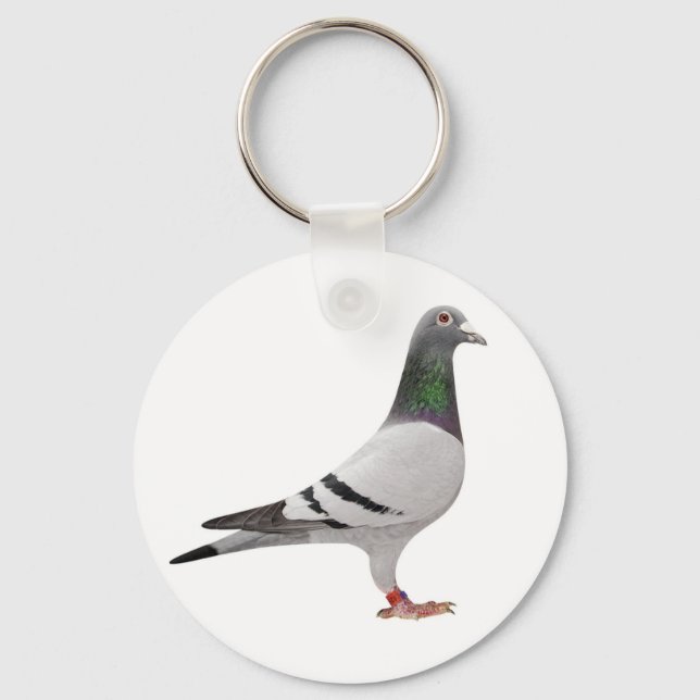 Porte-clés pigeon design (Recto)