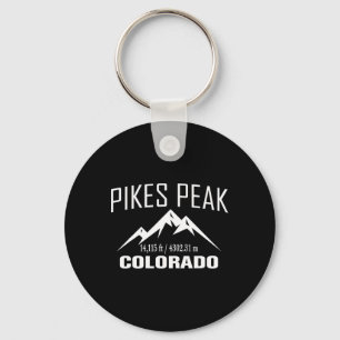 Porte-clés Pikes Peak Colorado Ascension Club de sommet Extér