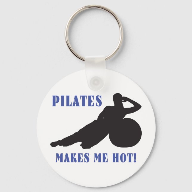 Porte-clés Pilates me réchauffe (Recto)