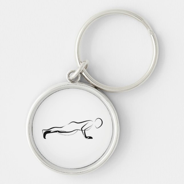 Porte-clés Pilates Push Up Pot - Mat (Devant)