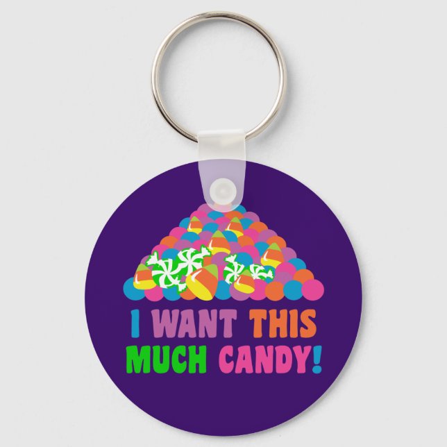 Porte-clés Pile de sucrerie de Halloween (Recto)