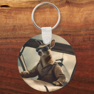Porte-clés Pilote de kangourou australien,