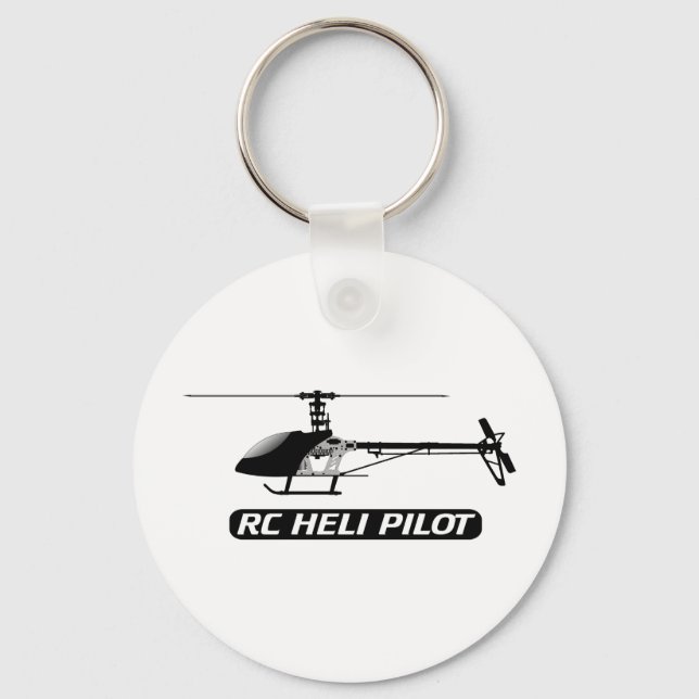 Porte-clés Pilote d'hélicoptère RC (Recto)