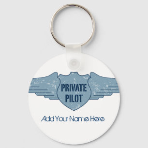 Porte-clés Pilote privé Blue Wings