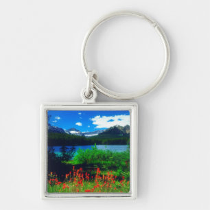 Porte-clés Pinceaux indiens fleurs sauvages