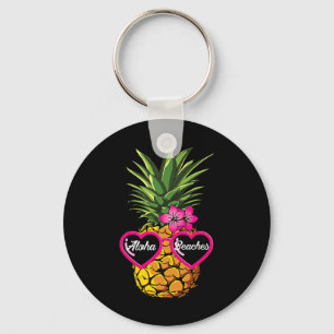 Porte-clés Pineapples Sungles Drôle Aloha Plages Hawaiian Haw
