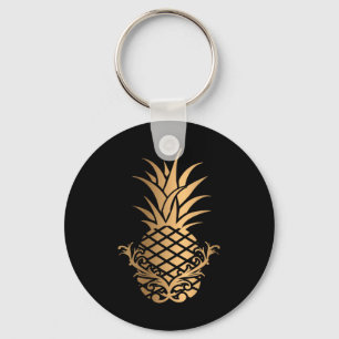 Porte-clés Pineappy Gold Aloha Plages T Shirt Hawaiian Hawa