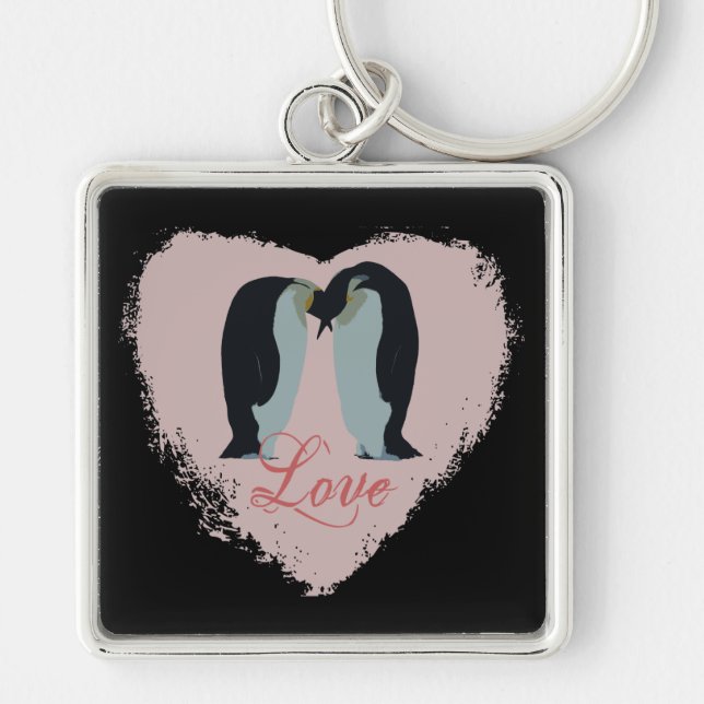 Porte-clés Pingin Love Heart Keychain (Devant)