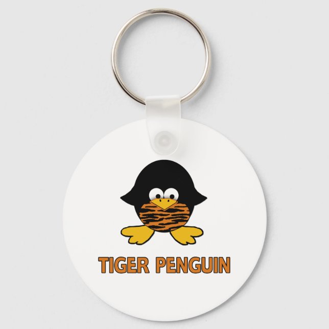 Porte-clés Pingouin bébé tigre (Recto)