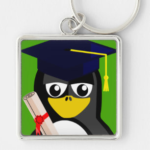 PORTE-CLÉS PINGOUIN DE FIN D'ÉTUDES