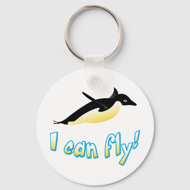 Porte-clés Pingouin volant (Recto)