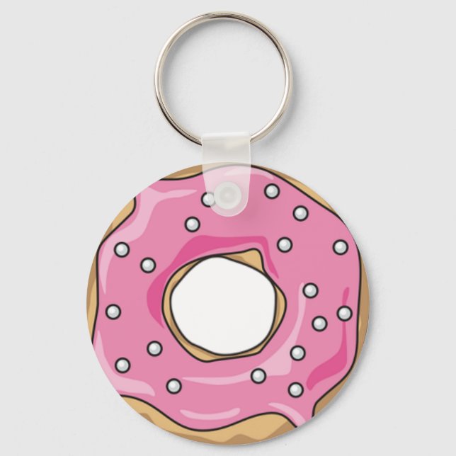 Porte-clés Pink Doughnut (Recto)