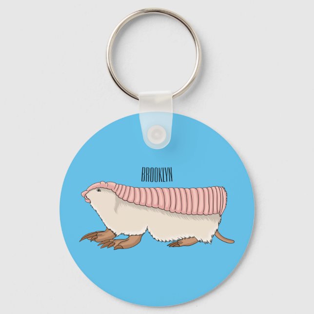 Porte-clés Pink fairy armadillo (Recto)