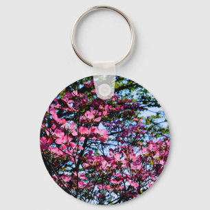 Porte-clés Pink flowering Dogwood tree