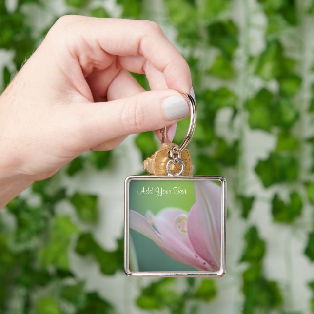 Porte-clés Pink Lily par Shirley Taylor (main)