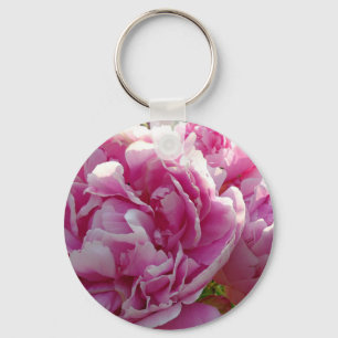 Porte-clés Pink Peony photo cottage ferme jardin fleuri