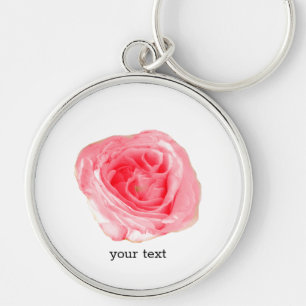 Porte-clés Pink Rose Flower
