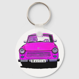 Porte-clés Pink Trabant Car