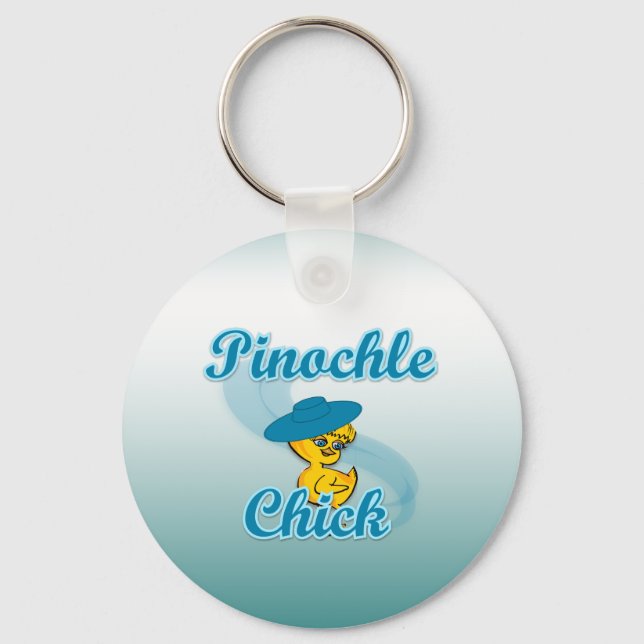 Porte-clés Pinochle Chick (Recto)