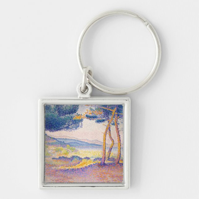 Porte-clés Pins le long du rivage (Devant)