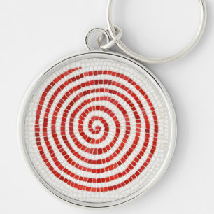 Porte-clés PINWHEEL MOSAIC Premium Porte - clé rond
