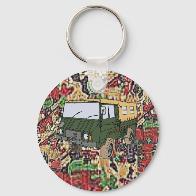 Porte-clés Pinzgauer 710M porte - clé de camion militaire (Recto)