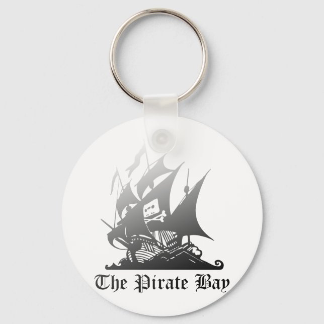 Porte-clés Pirate Bay Grey to Black (Recto)