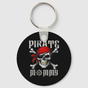 Porte-clés Pirate Mommy Jolly roger Drapeau Et Crossbones Crâ