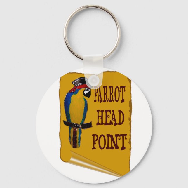 Porte-clés Pirate Parrot Head (Recto)