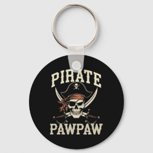 Porte-clés Pirate Pawpaw Funny Capitaine Halloween Costume Pa