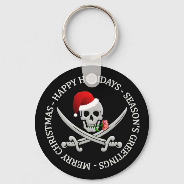 Porte-clés Pirate porte - clé de Noël (Recto)