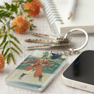 Porte-clés Pirates d'autrefois, Capitaine Keitt par Howard Py