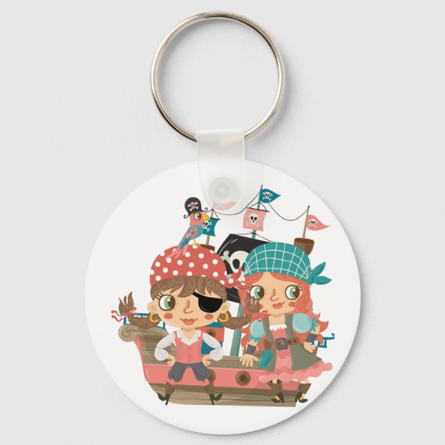 Porte-clés Pirates Girly (Recto)