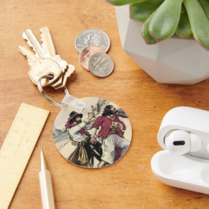 Porte-clés Pirates Vintage, Duel jusqu'à la mort sur la plage