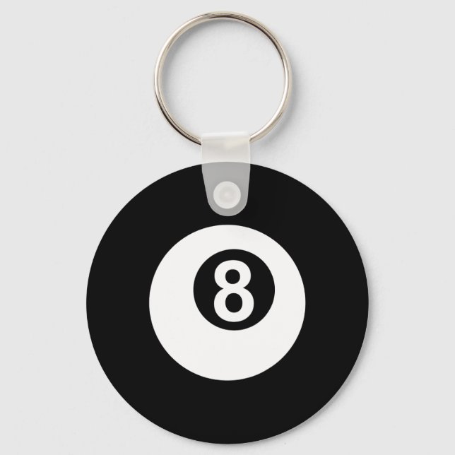 Porte-clés Piscine Billard américain Drapeau cadeau (Recto)